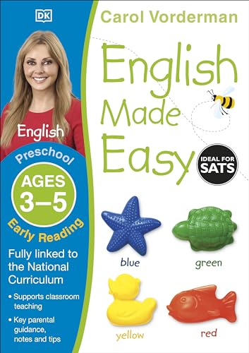 English Made Easy: Early Reading, Ages 3-5 (Preschool): Supports the National Curriculum, Reading Exercise Book (Made Easy Workbooks)